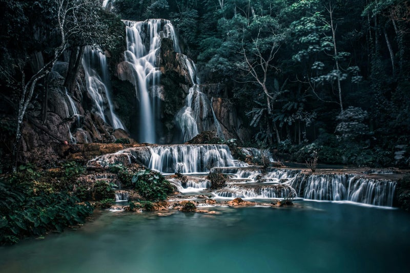 Cascades étagées de Kuang Si
