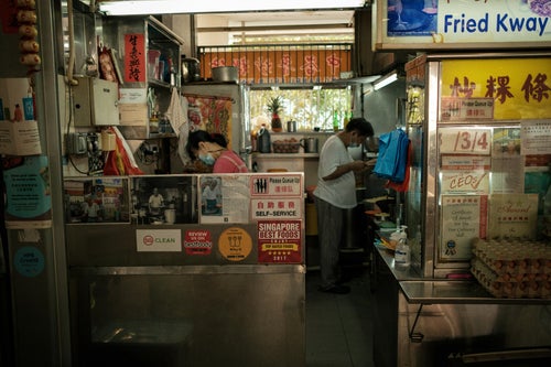 Échoppe de cuisine de rue