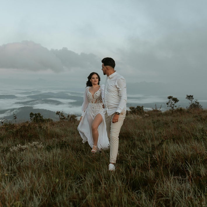 Foto Wesley Davi verliefd stel zee mist Missnienox poëzie