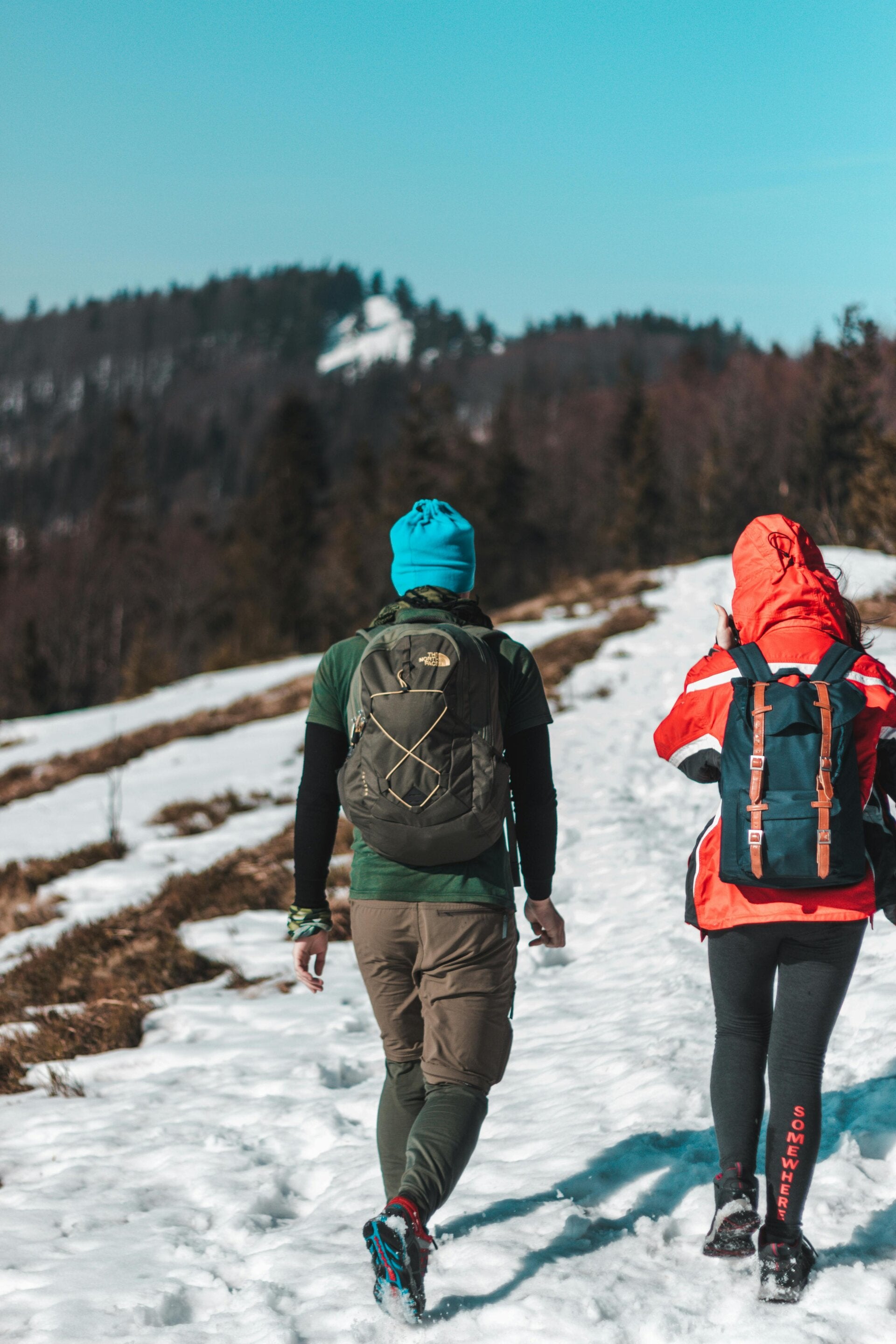 rutas de montaña en invierno