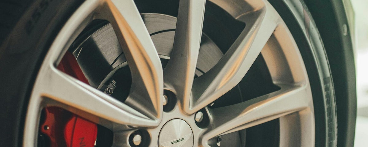 Detail van glanzende autolak