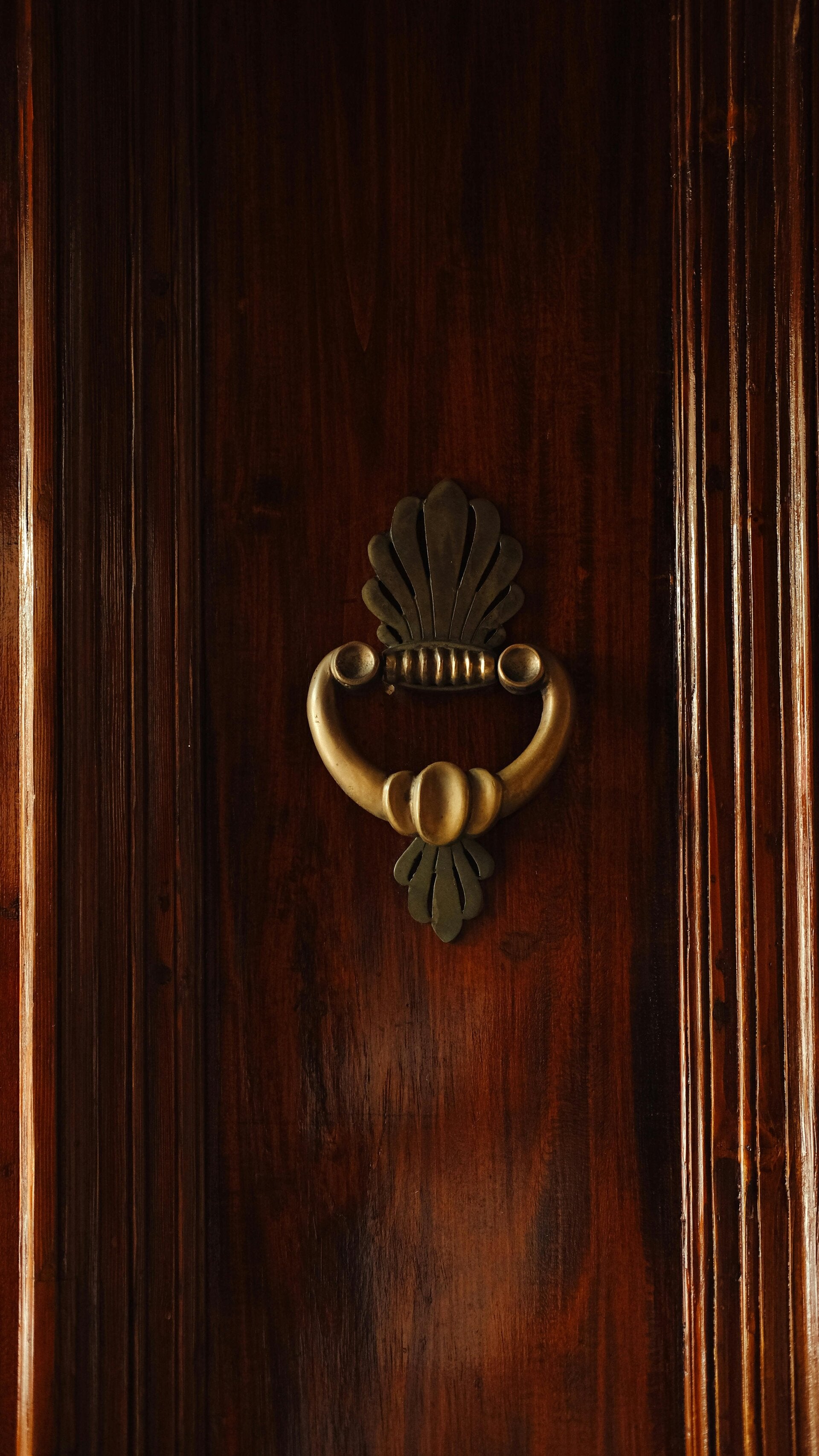 Brass knob