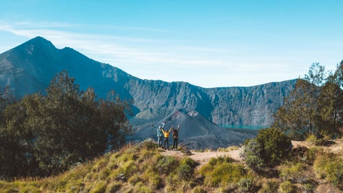Vue depuis le volcan Rinjani