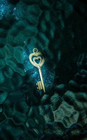 clef en forme de coeur