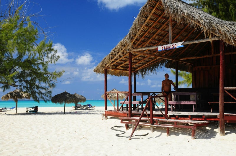 Strand op Aruba