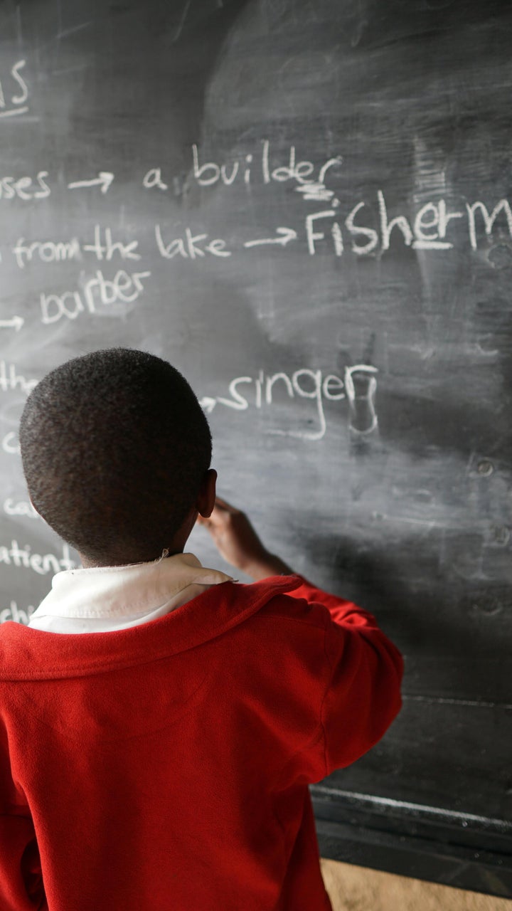 Students in a classroom
