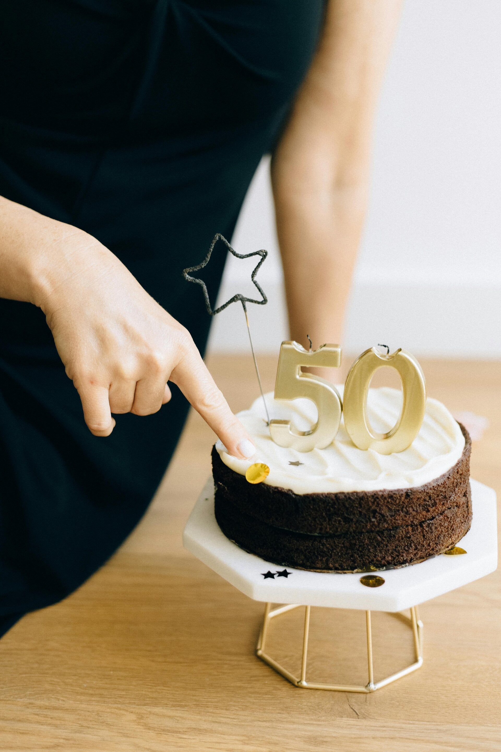 leeftijd feestversiering voor een persoon van 50 jaar