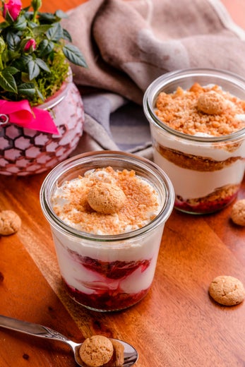 Mascarpone-Himbeer-Dessert