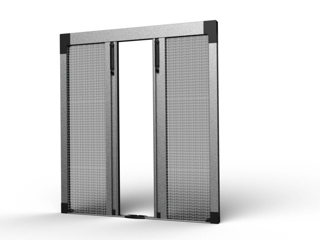 Bugsout XL-Line Dubbele plisse hordeur op maat kan extra groot Helmond