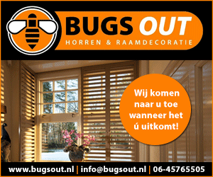 Bugsout, horren ,Helmond, gratis inmeten en montage door heel Nederland
