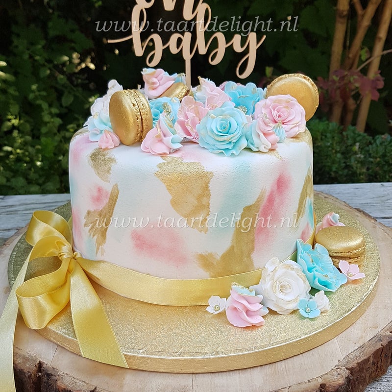Babyshower taart Oh Baby sep 2019