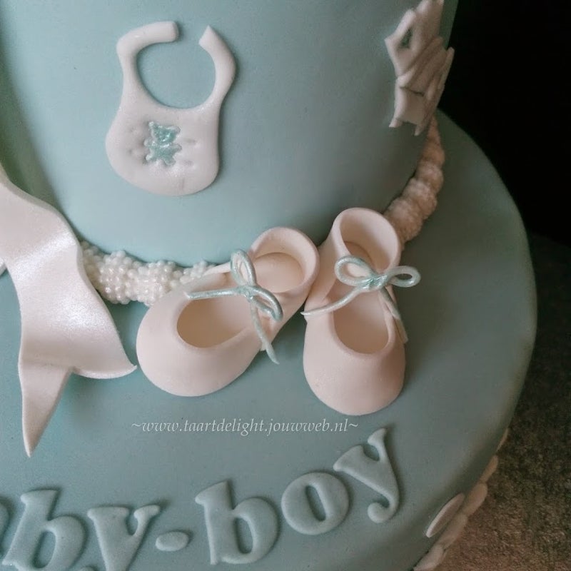 Detail babytaart boy april 2015