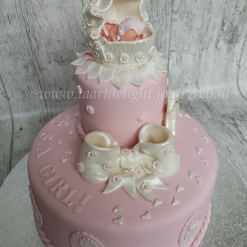 Babyshowertaart voor Fleur