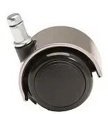 Luxe polyamide wielen van 50 mm met verchroomde afwerking