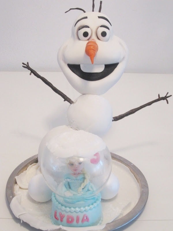 263- Olaf sneeuwpop Frozen taart.jpg