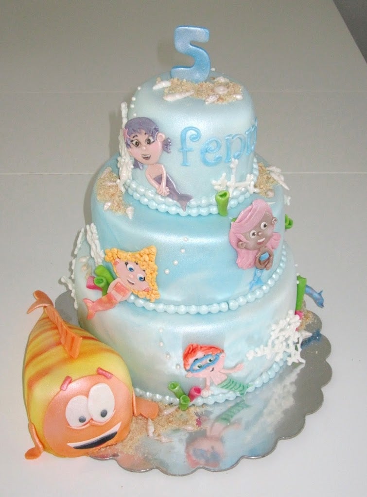 271- Bubble Guppies taart.JPG