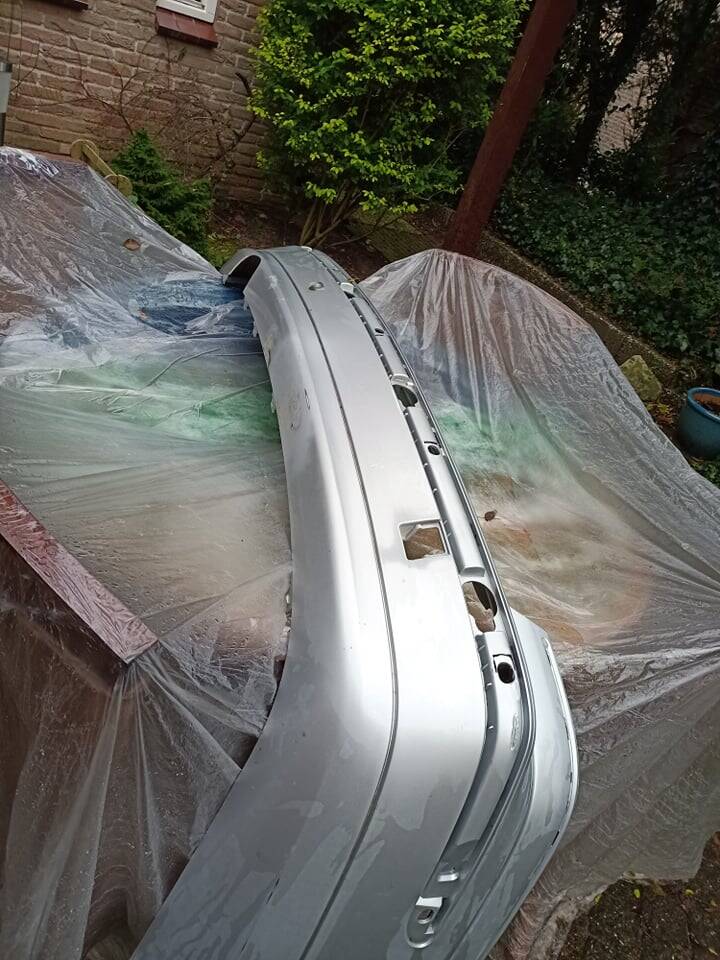Bumperhoes mercedes c klasse s203