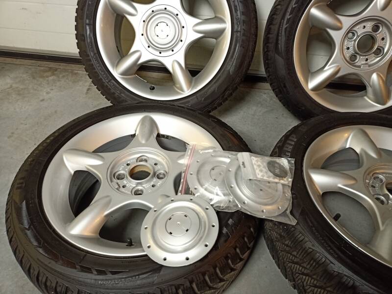R53 velgen en banden Mini Copper S