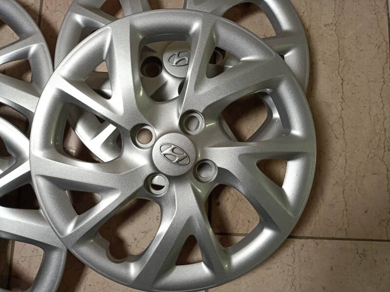 Wieldoppen set 4 stuks Hyundai i10 2013-