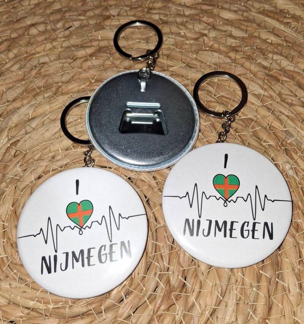 4 daagse fles opener sleutel/tas hanger