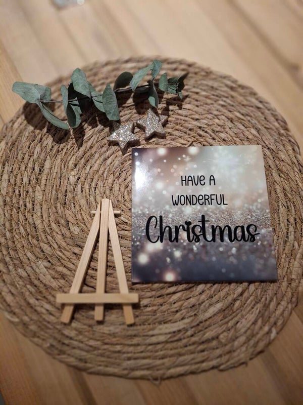 Kerst tegel, wonderful christmas