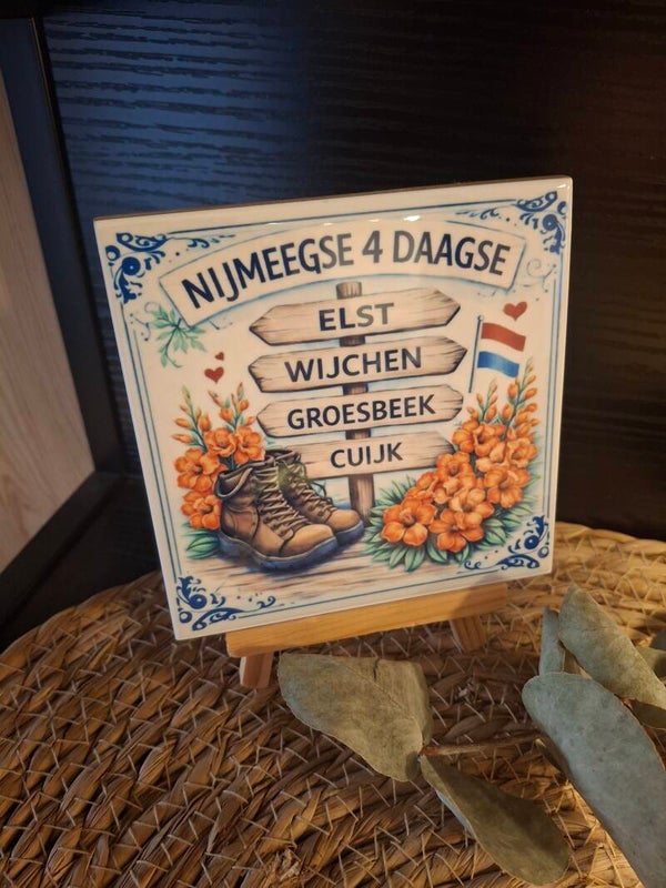 Tegeltje nijmeegse 4 daagse, dorpen