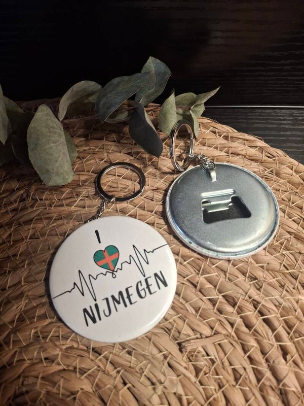 4 daagse fles opener sleutel/tas hanger