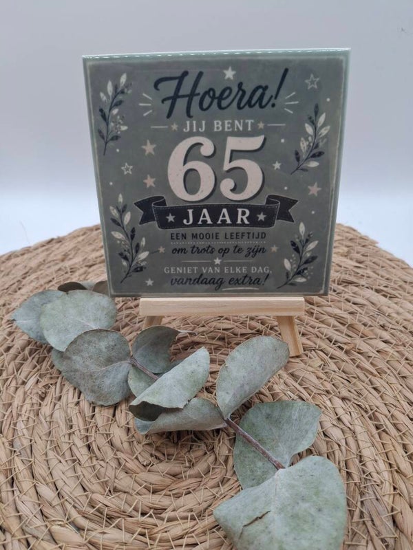 Tegeltje 65 groen