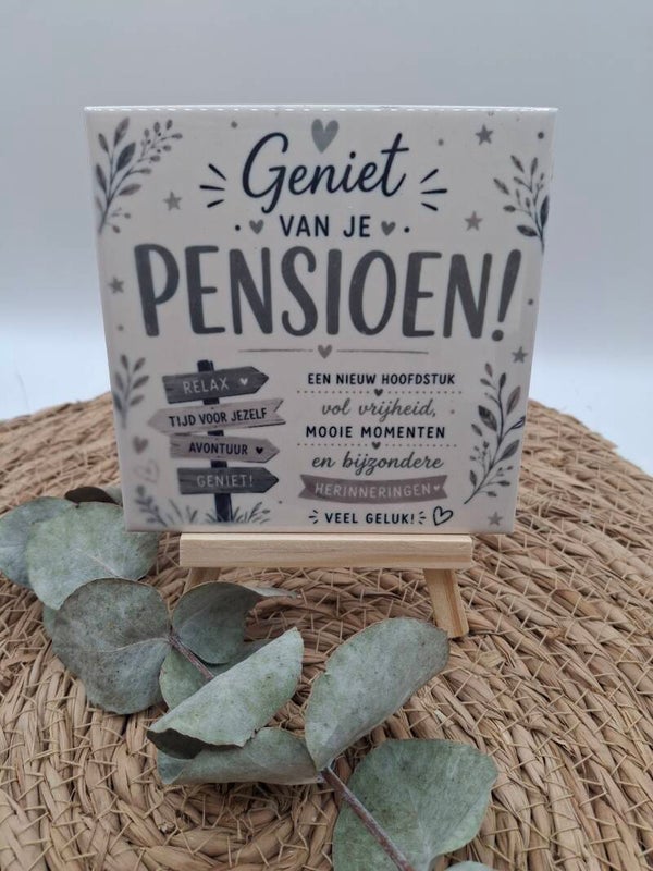Tegeltje pensioen
