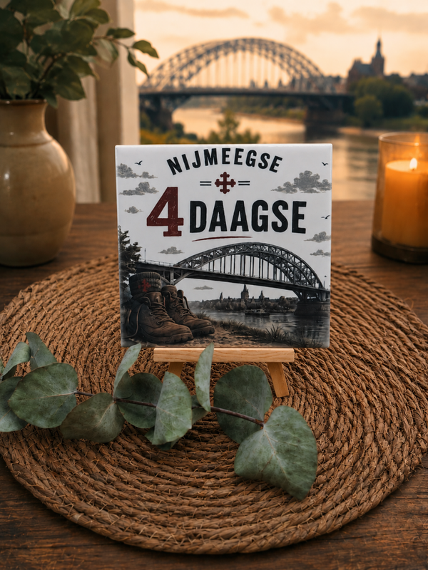 Tegeltje waalbrug schoenen