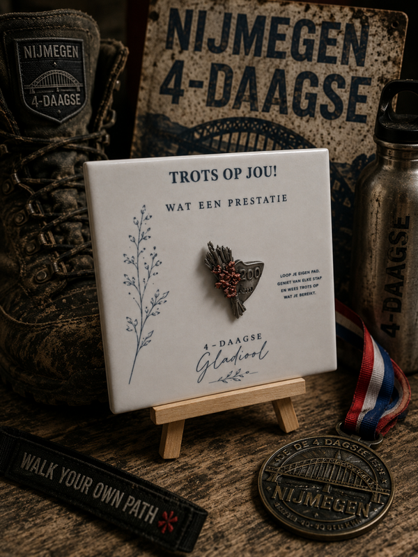 4Daagse Gladiool-tegel