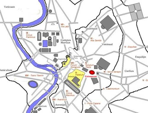 plattegrond colosseum 