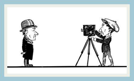 filmcamera filmen striptekening