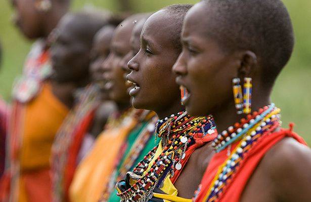 Masai vrouwen 