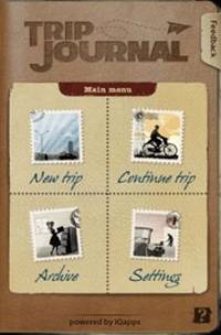 voorbeeld keuze menu trip journal