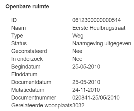 BAG eerste heulbrugstraat