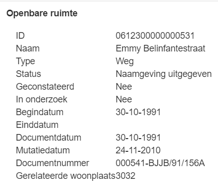 BAG emmy belinfanteweg