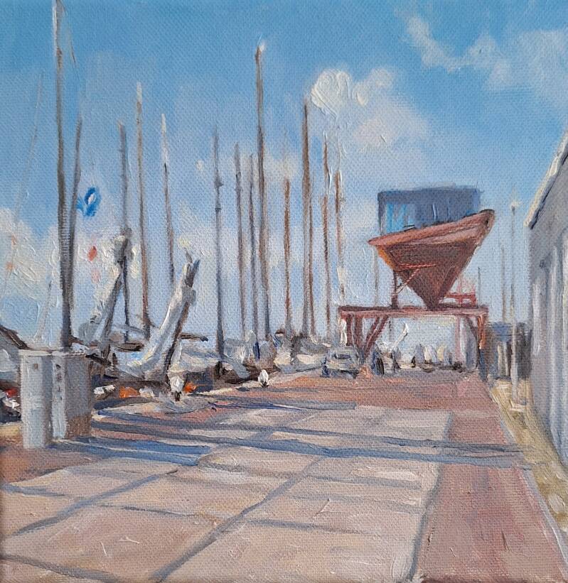 20 x 20 cm | olieverf op doek | 2024