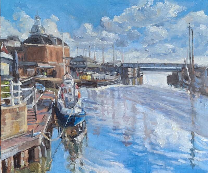 27 x 33 cm | olieverf op doek | 2024