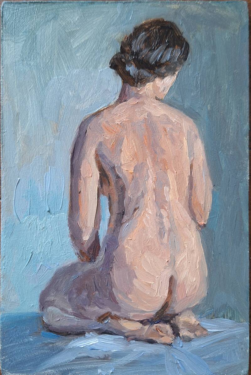 15 x 10 cm | olieverf op paneel | 2024