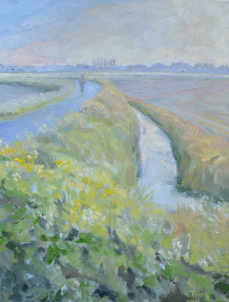 Neie Maitiid | 30 x 40 cm | olieverf op doek | 2018 | verkocht