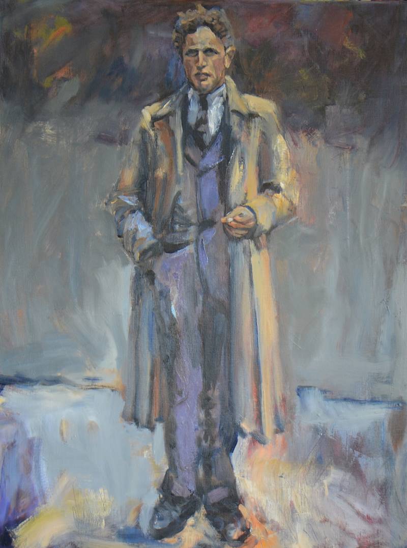 Kleur in een grijs verleden | 60 x 80 cm | olieverf op doek | 2019