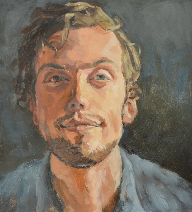 Graduated | 32 x 29 cm | olieverf op paneel | 2019