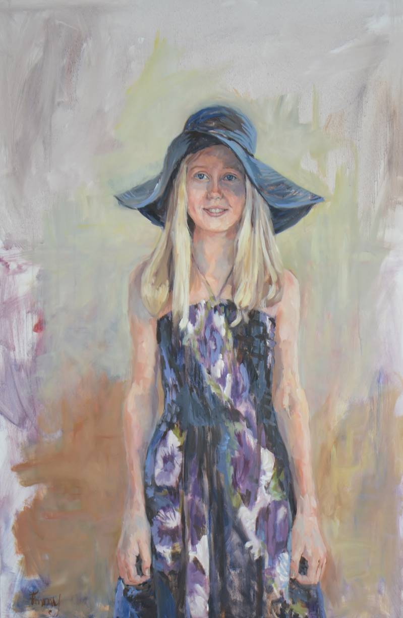 Zomerjurk | 80 x 120 cm | olieverf op doek | 2012 - 2017