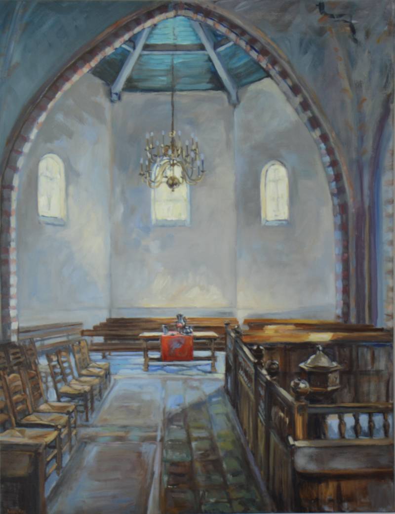 Hantumhuizen | 70 x 90 cm | olieverf op doek | 2017