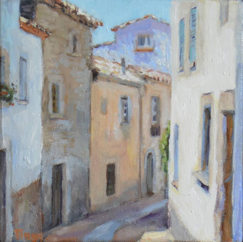 Begur 1 | 20 x 20 cm | olieverf op doek |