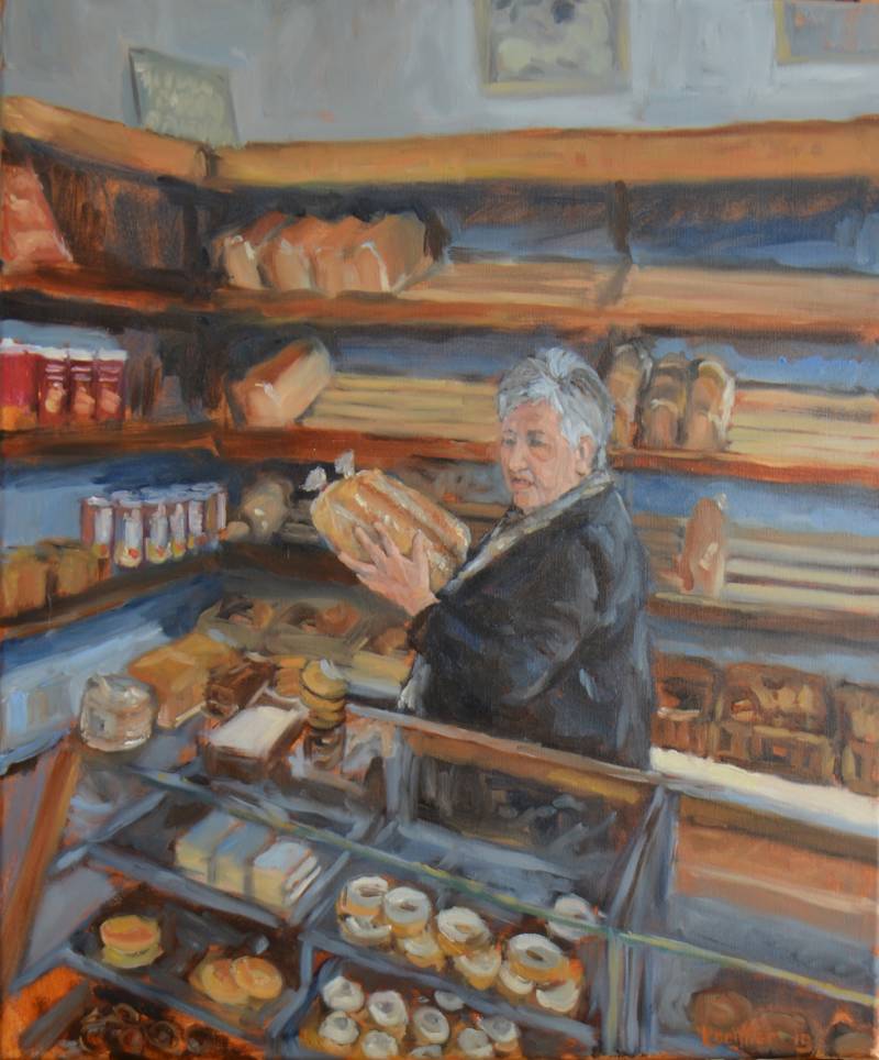Twee fijn volkoren | 50 x 60 cm | olieverf op doek | 2019 verkocht