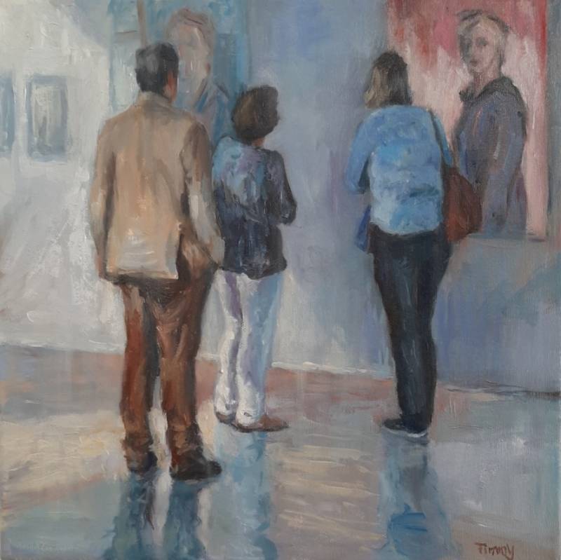 Expositie | 30 x 30 cm | olieverf op doek | 2017