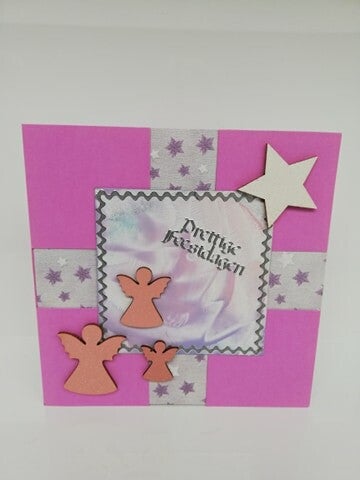 Kerstkaart bijenwas 7