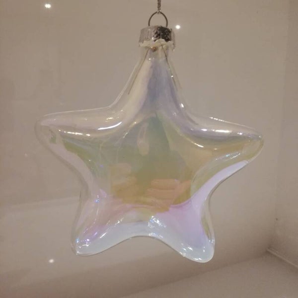 Glazen Kerstster.